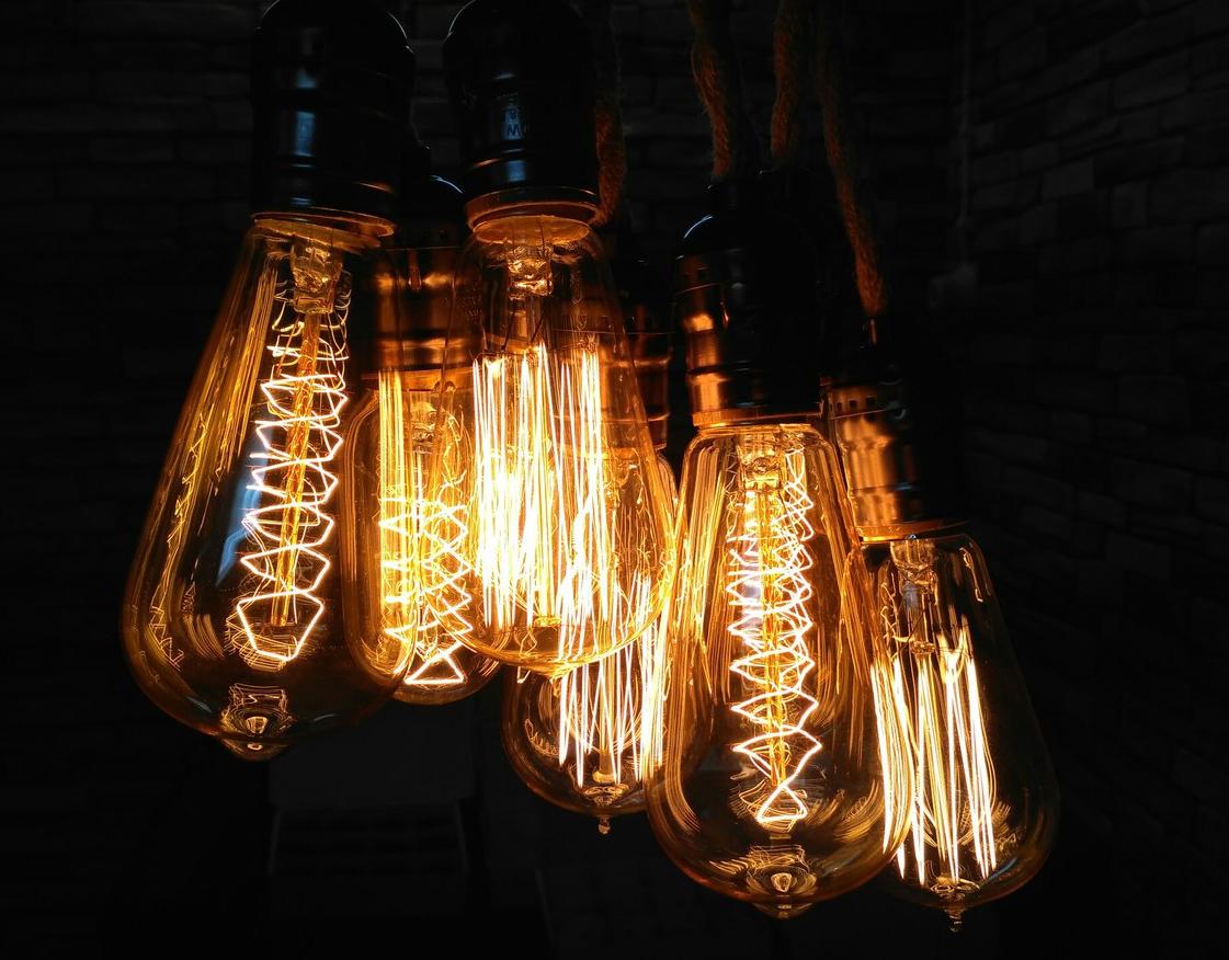 Винтажные лампы Эдисона